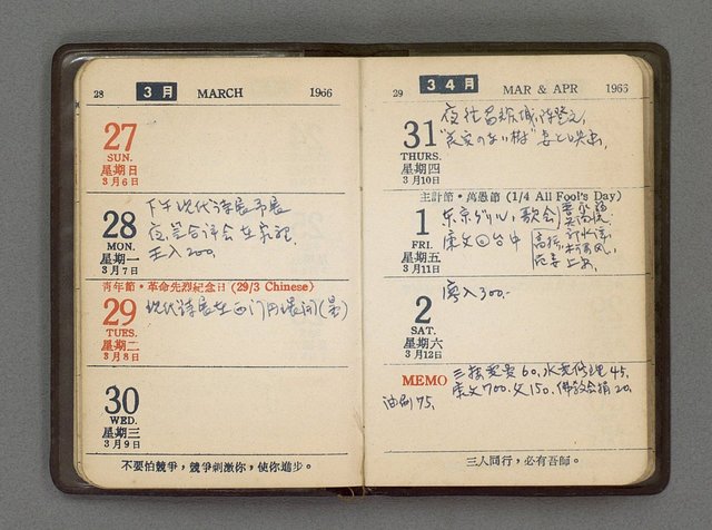 主要名稱：1966日用小冊圖檔，第16張，共59張