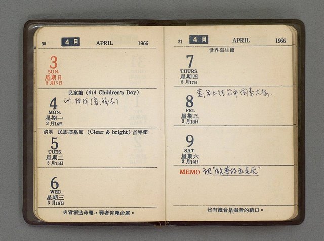 主要名稱：1966日用小冊圖檔，第17張，共59張