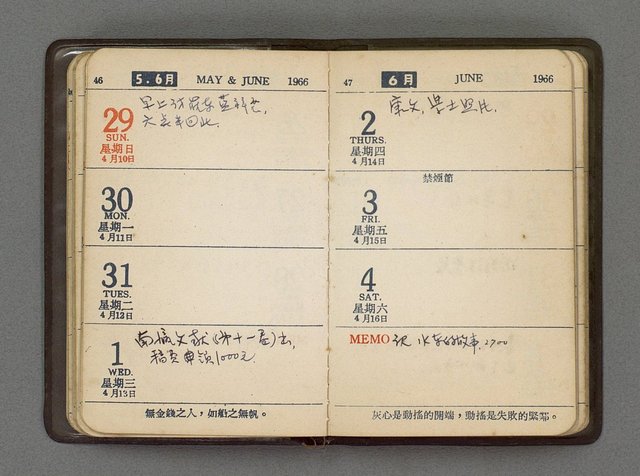 主要名稱：1966日用小冊圖檔，第25張，共59張