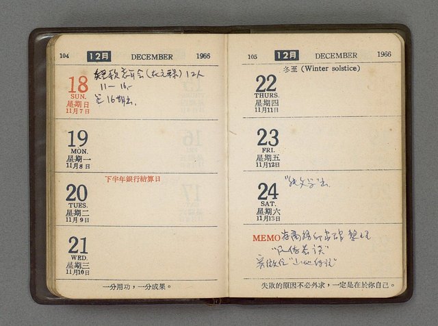 主要名稱：1966日用小冊圖檔，第54張，共59張