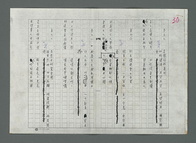 主要名稱：南海觀音籤譜（影本修訂稿）圖檔，第17張，共27張