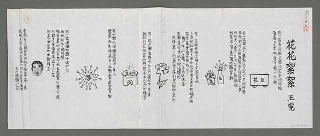 主要名稱：花花絮絮（影本）圖檔，第1張，共1張