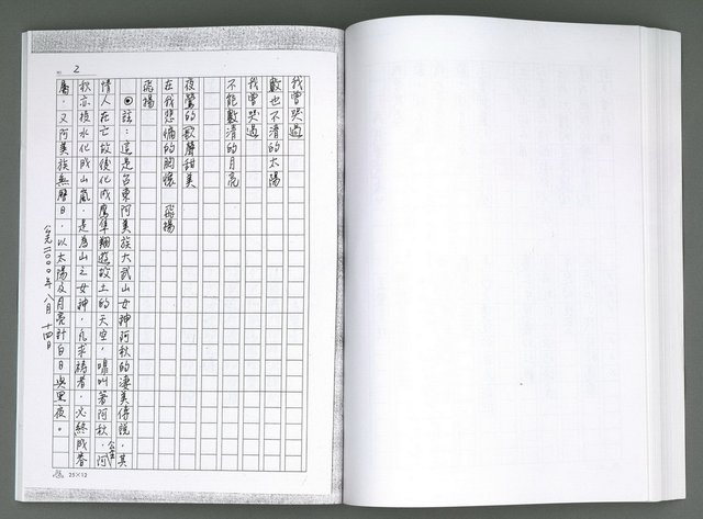 主要名稱：晚星之歌（影本）圖檔，第109張，共121張