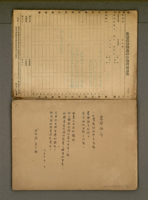 主要名稱：早期詩稿圖檔，第19張，共47張