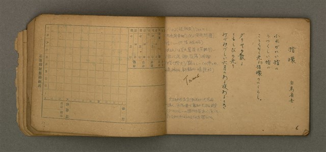 主要名稱：他人詩作的手抄本圖檔，第7張，共50張