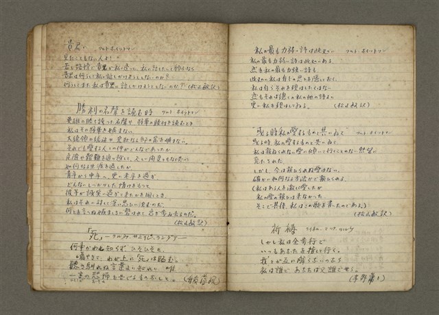 主要名稱：他人詩作的手抄本圖檔，第14張，共21張