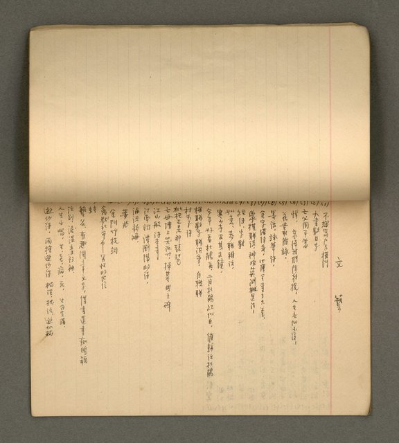 主要名稱：綠珊盦藏書一覽表圖檔，第43張，共116張