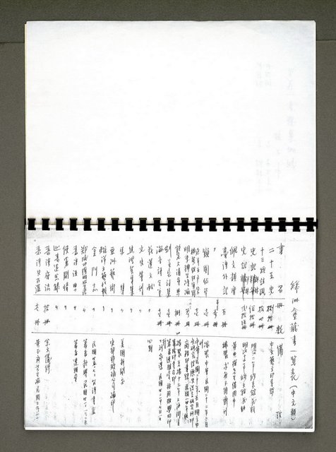 主要名稱：綠珊盦藏書一覽表圖檔，第49張，共116張