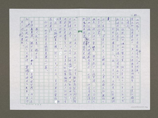 主要名稱：實話偵探祕帖（中文謄稿）/其他-原文：實話偵探秘帖圖檔，第24張，共91張