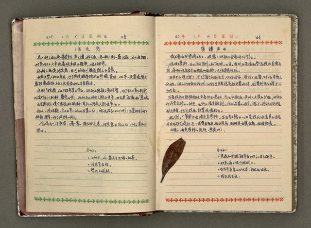 主要名稱：辛鬱記事本 1958年圖檔，第5張，共165張
