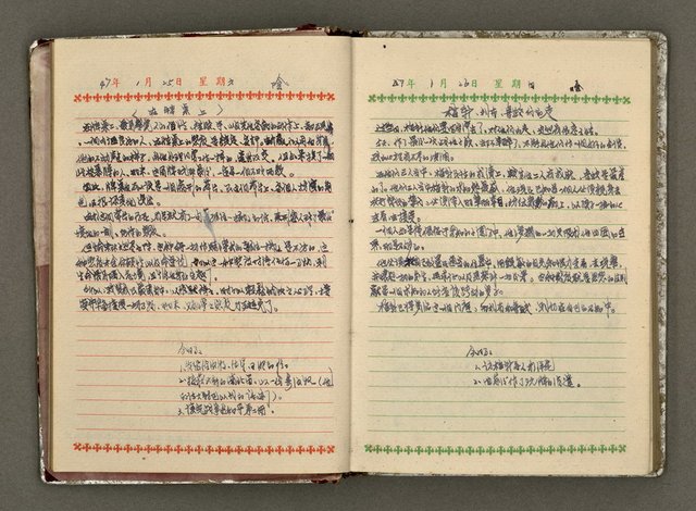 主要名稱：辛鬱記事本 1958年圖檔，第15張，共165張