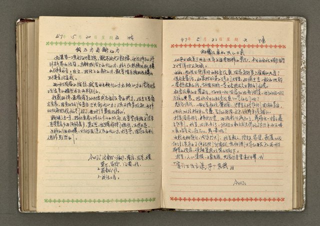 主要名稱：辛鬱記事本 1958年圖檔，第79張，共165張