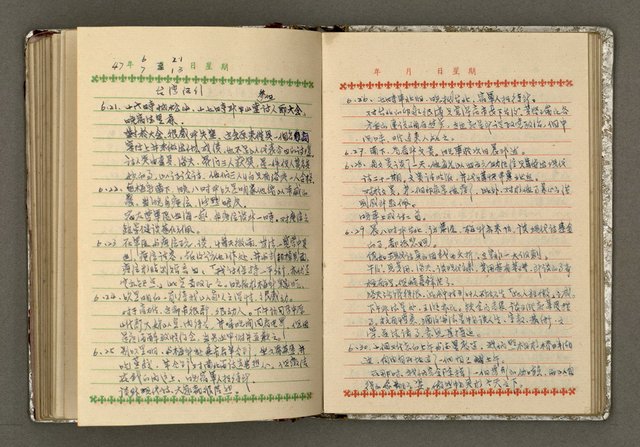 主要名稱：辛鬱記事本 1958年圖檔，第87張，共165張