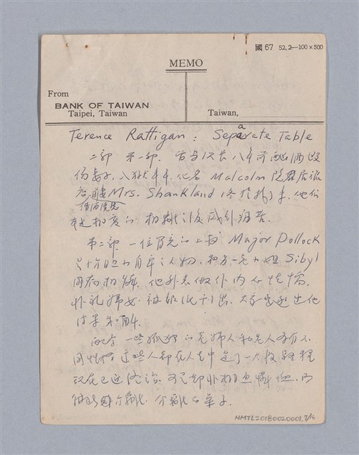 主要名稱：現代戲劇中之傷感性/劃一題名：現代戲劇教材圖檔，第7張，共16張