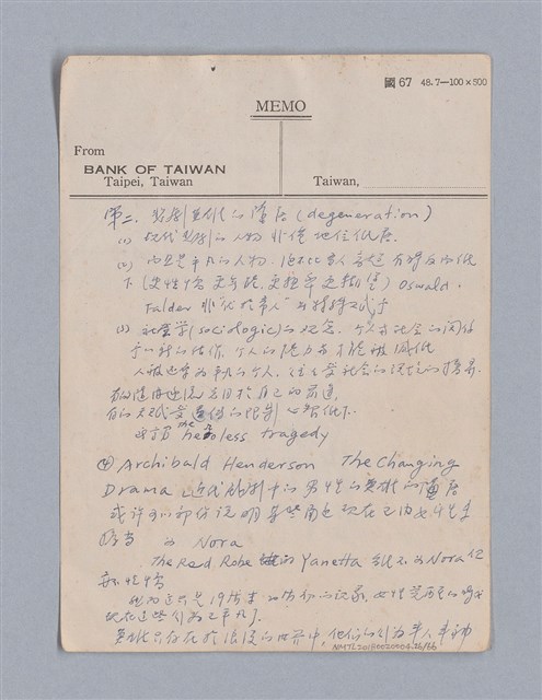 主要名稱：第二篇  現代悲劇/劃一題名：現代戲劇教材圖檔，第26張，共66張