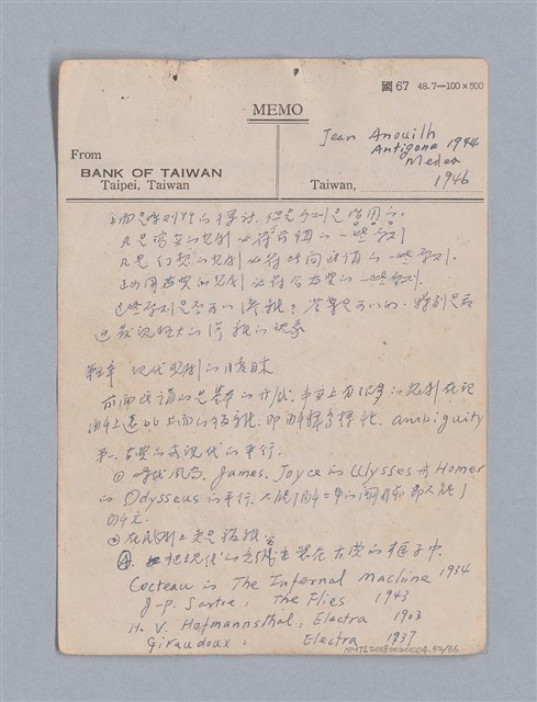 主要名稱：第二篇  現代悲劇/劃一題名：現代戲劇教材圖檔，第52張，共66張