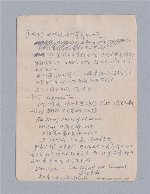 主要名稱：第三篇  現代喜劇/劃一題名：現代戲劇教材圖檔，第10張，共67張