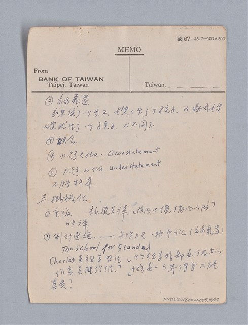 主要名稱：第三篇  現代喜劇/劃一題名：現代戲劇教材圖檔，第15張，共67張