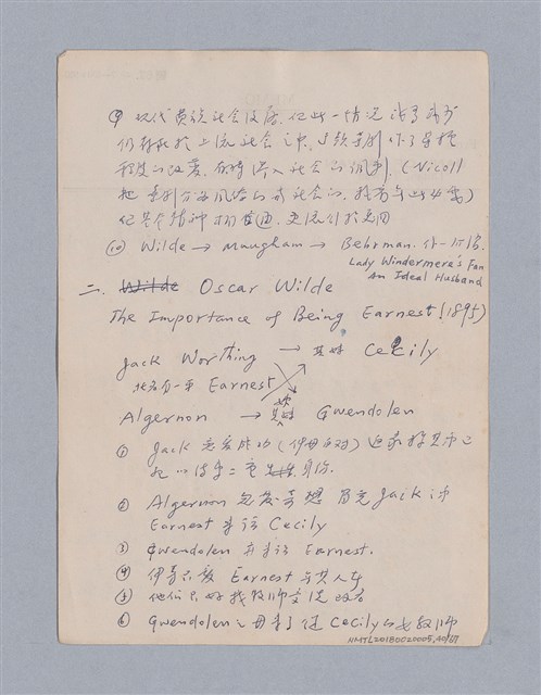 主要名稱：第三篇  現代喜劇/劃一題名：現代戲劇教材圖檔，第40張，共67張