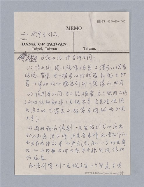 主要名稱：一、劇本的定義/劃一題名：劇本導讀教材圖檔，第5張，共10張