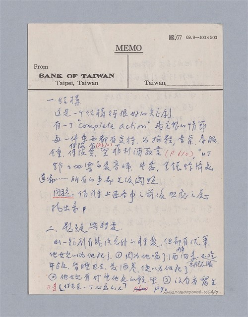 主要名稱：Manchester School/劃一題名：劇本導讀教材圖檔，第4張，共7張