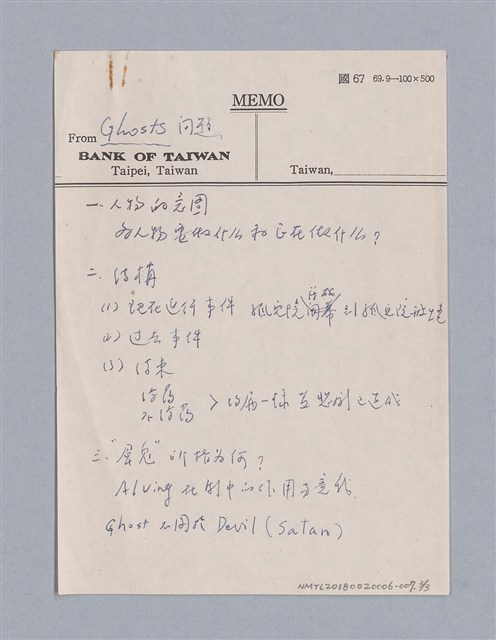 主要名稱：Ghosts(1881)/劃一題名：劇本導讀教材(17.5*12.6)圖檔，第3張，共4張