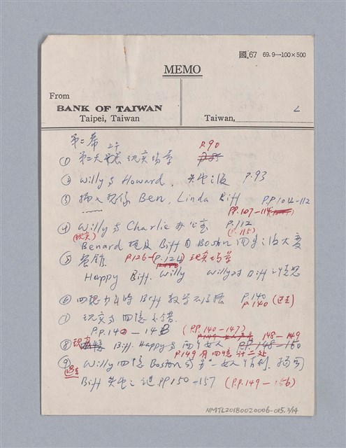 主要名稱：Death of a Salesman(1949)/劃一題名：劇本導讀教材圖檔，第3張，共15張