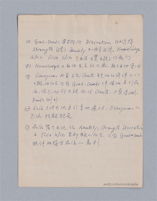 主要名稱：西洋戲劇史教材圖檔，第66張，共168張