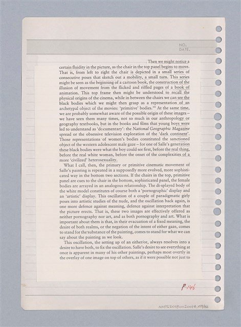 主要名稱：藝術批評教材手稿筆記本3圖檔，第160張，共194張