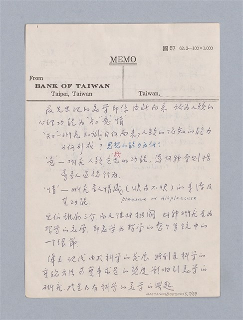 主要名稱：第一編  美學方法論/劃一題名：美學教材圖檔，第7張，共69張