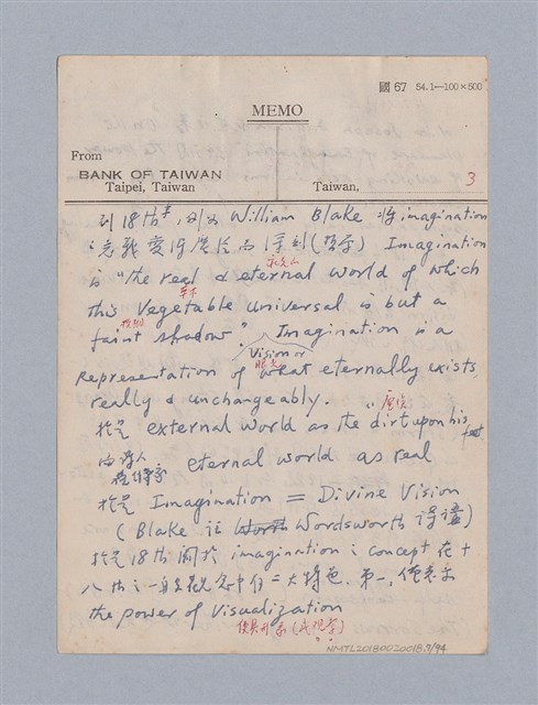 主要名稱：藝術論/劃一題名：美學教材圖檔，第7張，共94張