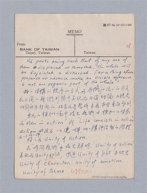 主要名稱：藝術論/劃一題名：美學教材圖檔，第55張，共94張