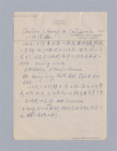 主要名稱：早期的戲劇原理教材圖檔，第8張，共68張