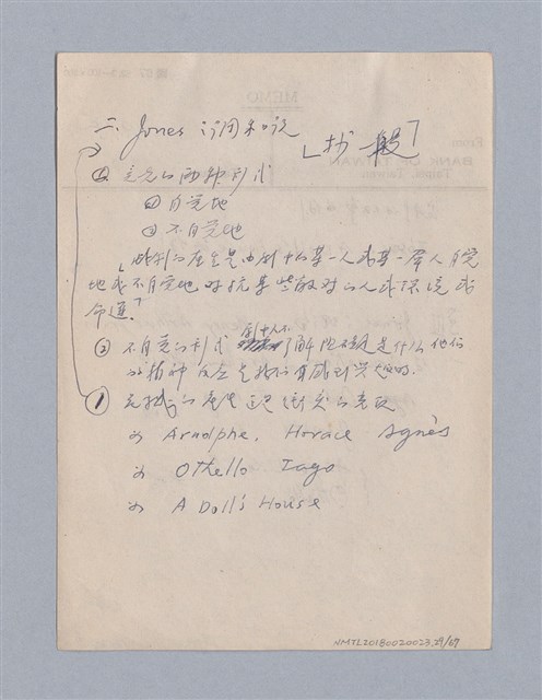 主要名稱：早期的戲劇原理教材圖檔，第29張，共68張