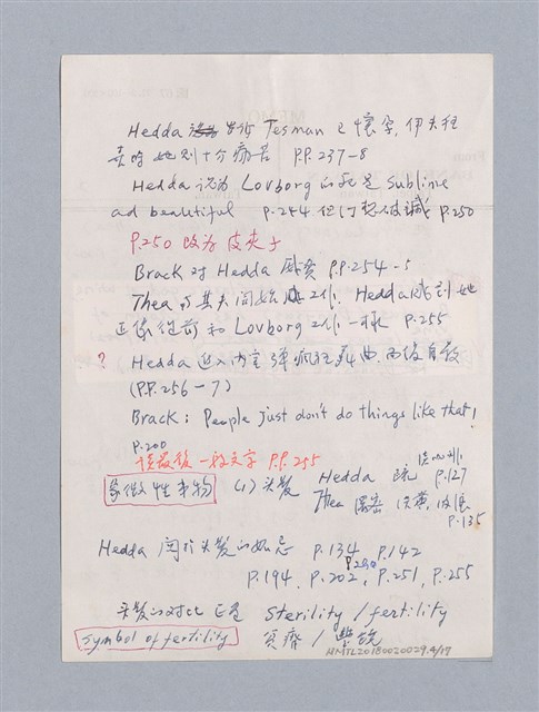主要名稱：Henrik Ibsen: Hedda Gabler(1890)/劃一題名：名劇分析圖檔，第4張，共17張
