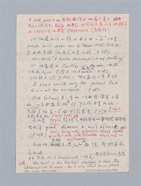 主要名稱：The Master Builder（1892）/劃一題名：名劇分析圖檔，第7張，共15張