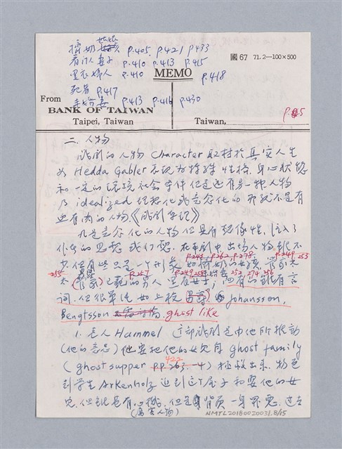 主要名稱：August  Strindberg ：The Ghost Sonata/劃一題名：名劇分析圖檔，第8張，共17張