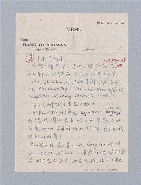 主要名稱：The Cherry Orchard(1904)/劃一題名：名劇分析圖檔，第19張，共23張