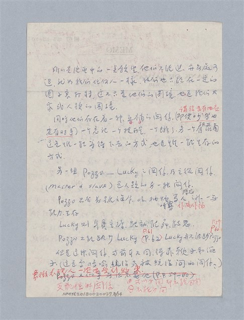 主要名稱：Waiting for Godot（1953）/劃一題名：名劇分析圖檔，第8張，共14張