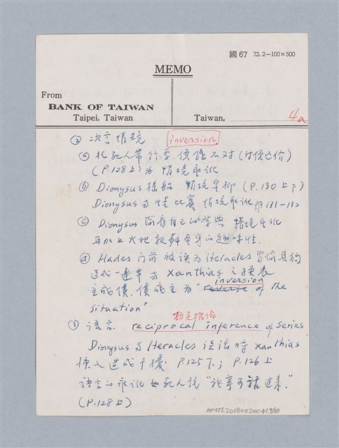 主要名稱：無題名：譯文訂正/劃一題名：名劇分析圖檔，第9張，共21張