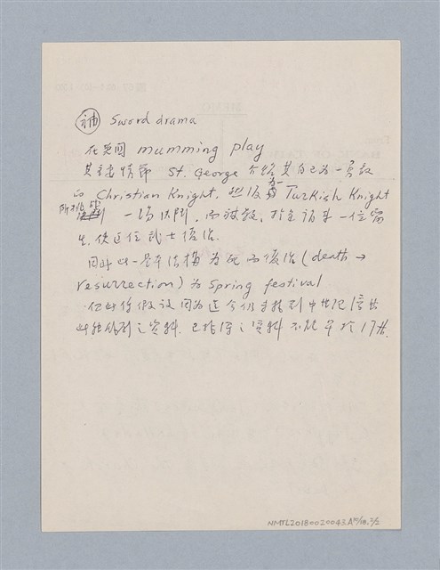 主要名稱：劇場藝術（一）圖檔，第100張，共118張