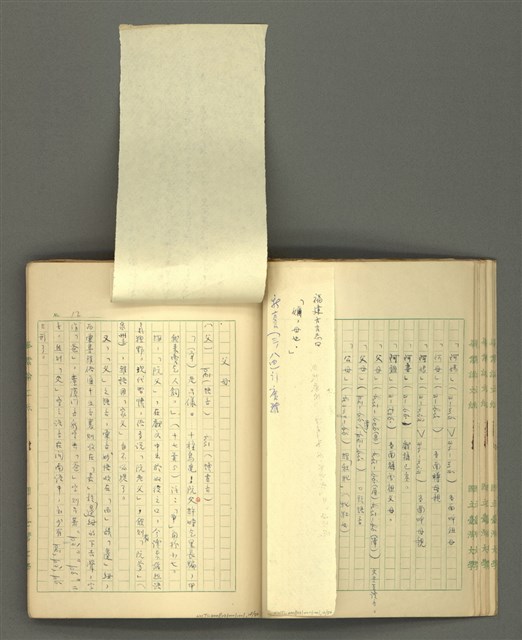 主要名稱：〈明嘉靖刊荔鏡記戲文分類詞彙〉手稿－四、稱謂詞圖檔，第18張，共58張