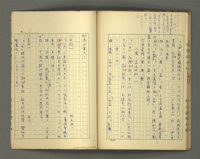 主要名稱：〈明嘉靖刊荔鏡記戲文分類詞彙〉手稿－四、稱謂詞圖檔，第50張，共58張