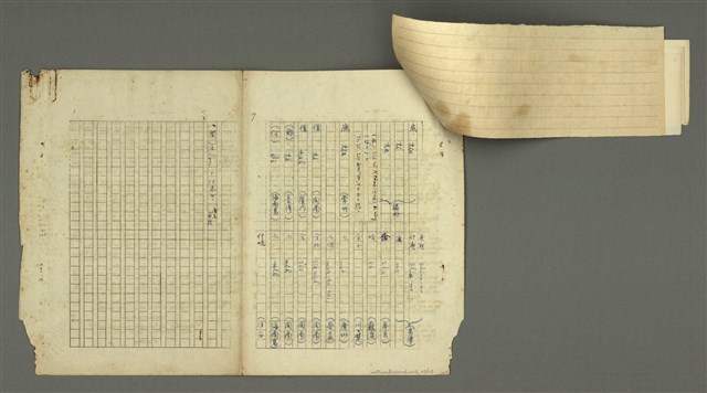 主要名稱：〈明嘉靖刊荔鏡記戲文分類詞彙〉手稿—九、指方法的疑問代詞圖檔，第27張，共30張