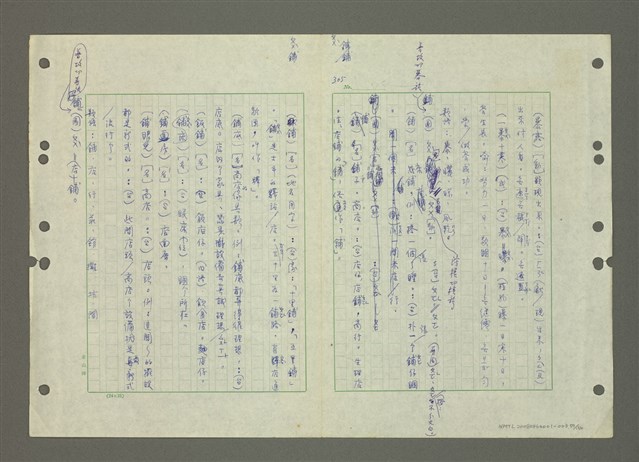 主要名稱：國台對照活用辭典印製手稿/副題名：ㄆ一ㄥˊ~ㄇㄡˇ圖檔，第57張，共141張