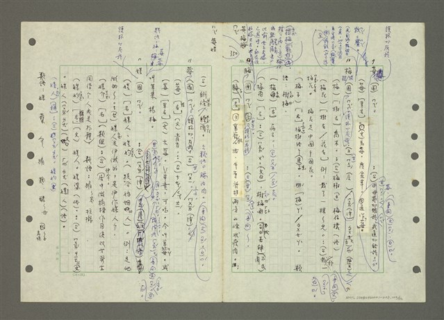 主要名稱：國台對照活用辭典印製手稿/副題名：ㄆ一ㄥˊ~ㄇㄡˇ圖檔，第104張，共141張