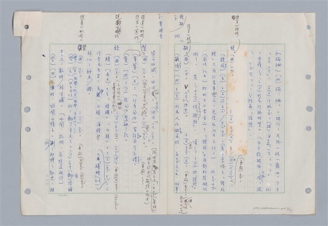 主要名稱：國台對照活用辭典印製手稿/副題名：ㄇㄢ~ㄇㄨˋ圖檔，第4張，共106張