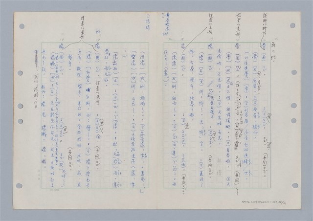 主要名稱：國台對照活用辭典印製手稿/副題名：ㄇㄢ~ㄇㄨˋ圖檔，第31張，共106張