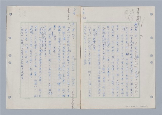 主要名稱：國台對照活用辭典印製手稿/副題名：ㄇㄢ~ㄇㄨˋ圖檔，第36張，共106張