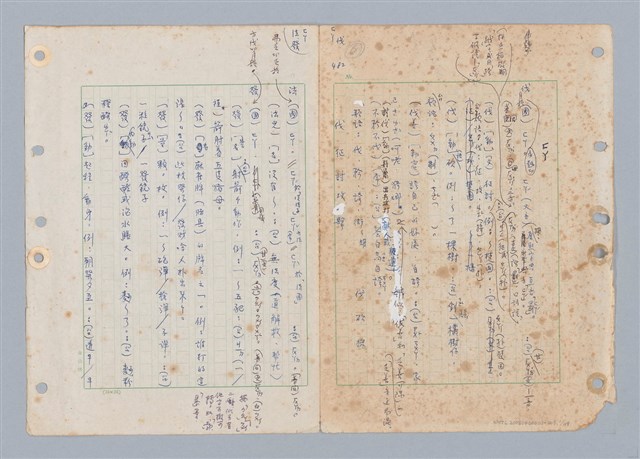 主要名稱：國台對照活用辭典印製手稿/副題名：ㄈㄚ~ㄈㄨˋ圖檔，第2張，共123張